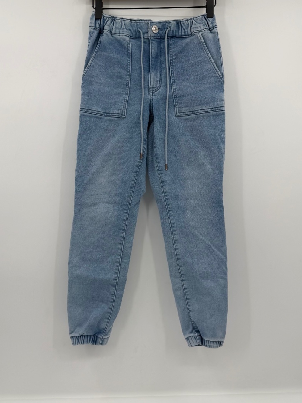 American Eagle Jeans Women 6 Short Tapered Jogger Lined Next Level Stretch Denim